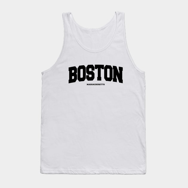 BOSTON Massachusetts V.3 Tank Top by Aspita